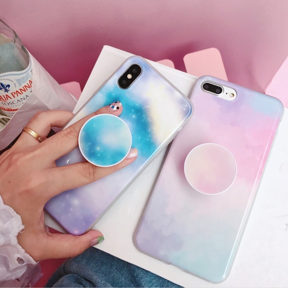 *NEW iPhone X/XS/7/8 Marble Case W/Holder - Picture 4 of 4